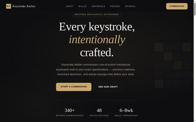 Keystroke Atelier